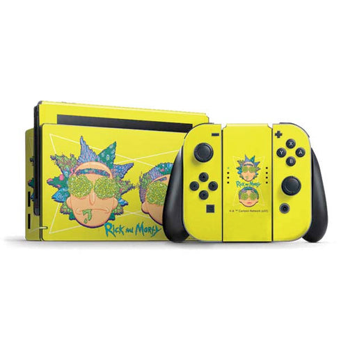 Adult Swim Rick and Morty Rick and Morty Portal Eyes Nintendo Skins