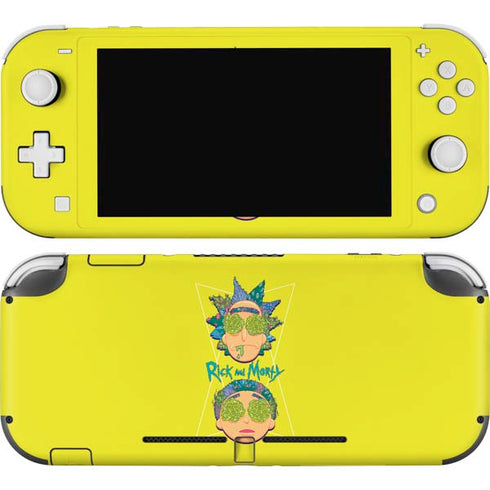 Adult Swim Rick and Morty Rick and Morty Portal Eyes Nintendo Switch Lite Skin