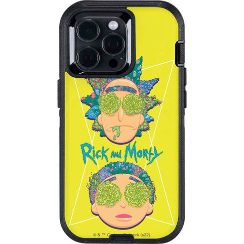 Adult Swim Rick and Morty Rick and Morty Portal Eyes Otterbox Defender iPhone Skin