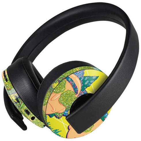 Adult Swim Rick and Morty Rick and Morty Portal Eyes PlayStation 4 Gold Wireless Headset Skin
