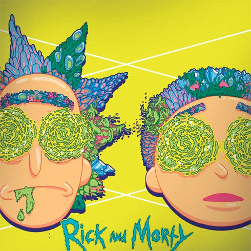 Adult Swim Rick and Morty Rick and Morty Portal Eyes PlayStation 4 Gold Wireless Headset Skin
