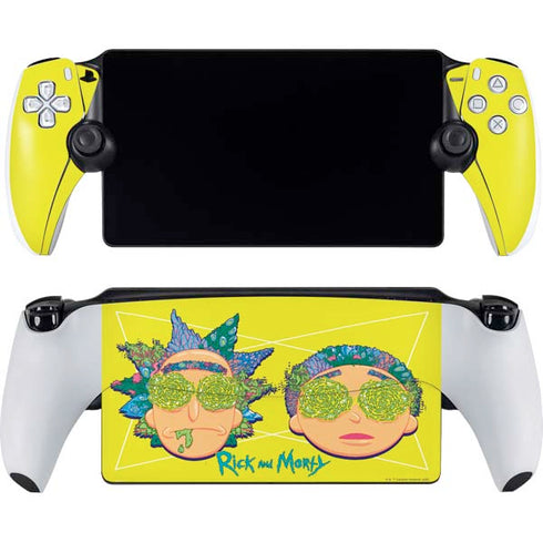 Adult Swim Rick and Morty Rick and Morty Portal Eyes PlayStation Portal Remote Player Skin