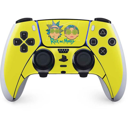 Adult Swim Rick and Morty Rick and Morty Portal Eyes PS5 DualSense Edge Pro Controller Skin