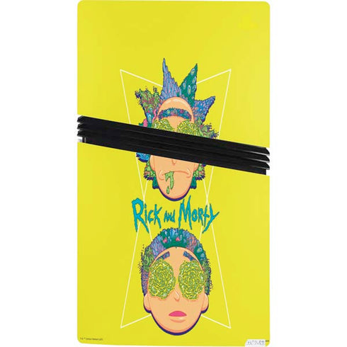 Adult Swim Rick and Morty Rick and Morty Portal Eyes PS5 Pro Bundle Skin