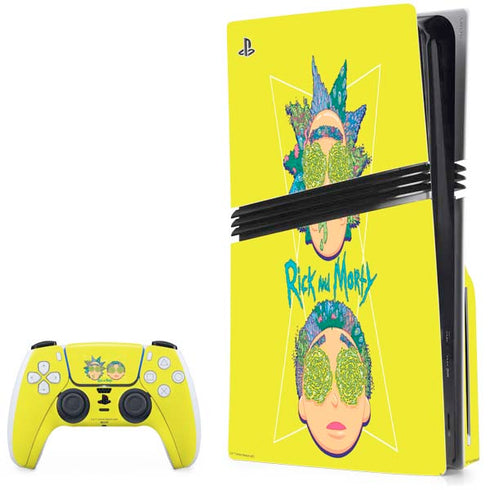 Adult Swim Rick and Morty Rick and Morty Portal Eyes PlayStation PS5 Skins