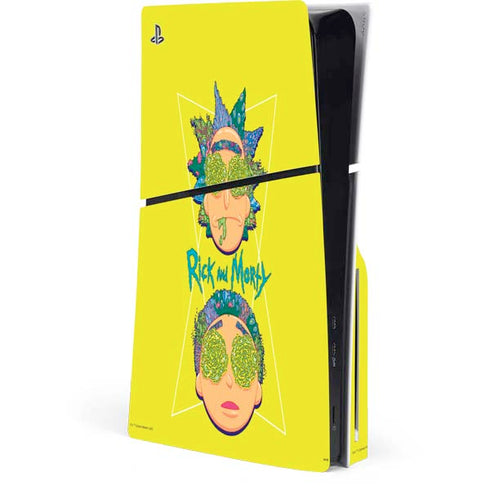 Adult Swim Rick and Morty Rick and Morty Portal Eyes PlayStation PS5 Skins