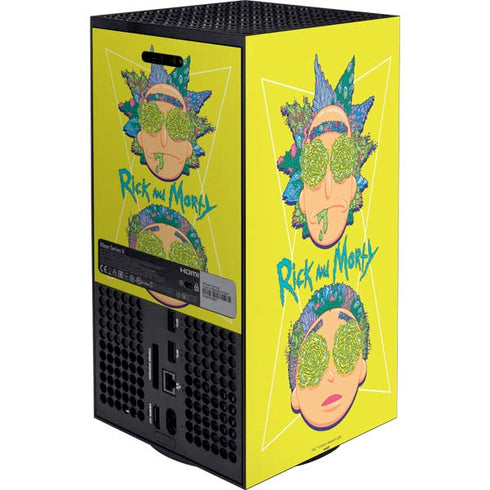 Adult Swim Rick and Morty Rick and Morty Portal Eyes XBox Series X Digital Edition Bundle Skin