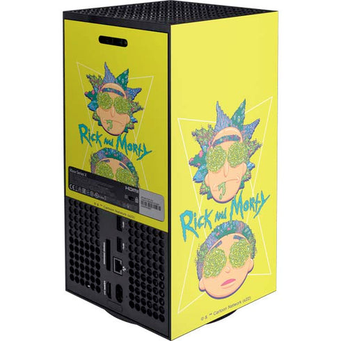 Adult Swim Rick and Morty Rick and Morty Portal Eyes XBox Series X Digital Edition Console Skin