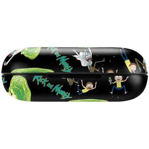 Adult Swim Rick and Morty Portal Pattern Amazon Echo Buds Skin