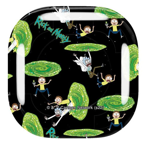Adult Swim Rick and Morty Portal Pattern Galaxy Buds Live Skin