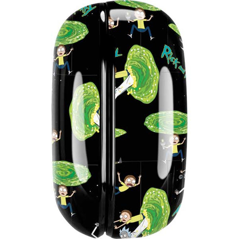 Adult Swim Rick and Morty Portal Pattern Galaxy Buds Live Skin