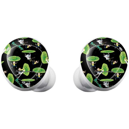 Adult Swim Rick and Morty Portal Pattern Galaxy Buds Plus Skin
