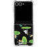 Adult Swim Rick and Morty Portal Pattern Galaxy Z Flip7 Clear Case