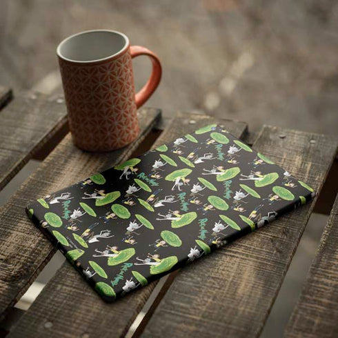 Adult Swim Rick and Morty Portal Pattern iPad Skins