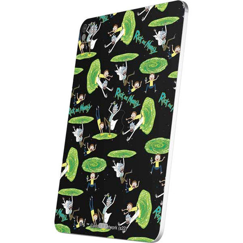 Adult Swim Rick and Morty Portal Pattern iPad Pro 13in M4 (2024) Skin