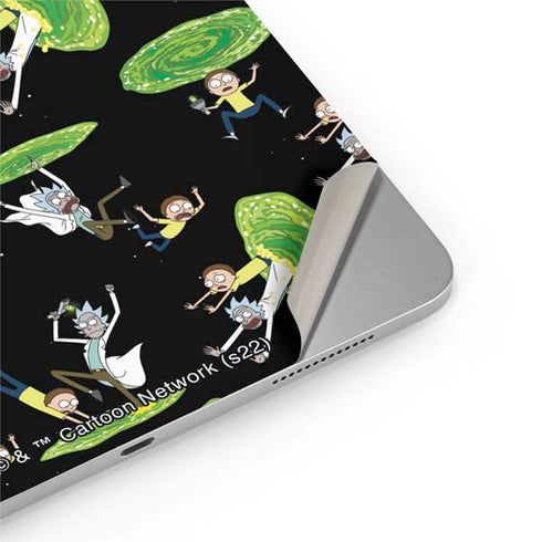 Adult Swim Rick and Morty Portal Pattern iPad Pro 13in M4 (2024) Skin