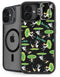 Adult Swim Rick and Morty Portal Pattern iPhone 16 Plus Kickstand Case