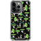 Adult Swim Rick and Morty Portal Pattern iPhone 16 Pro Clear Case