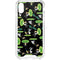 Adult Swim Rick and Morty Portal Pattern iPhone XS Clear Case