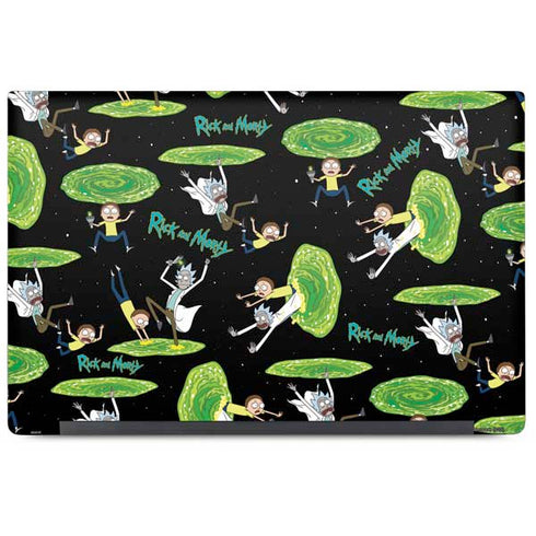 Adult Swim Rick and Morty Portal Pattern Dell Latitude Skin