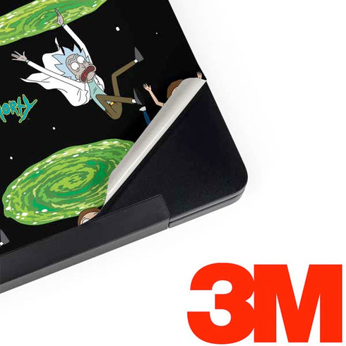 Adult Swim Rick and Morty Portal Pattern Dell Latitude Skin