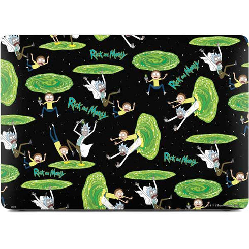 Adult Swim Rick and Morty Portal Pattern Apple MacBook Air Skin