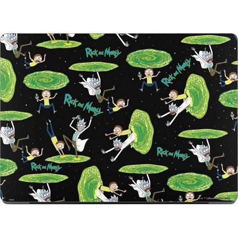 Adult Swim Rick and Morty Portal Pattern Apple MacBook Pro 14-inch Skin