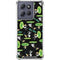 Adult Swim Rick and Morty Portal Pattern Moto G 5G (2025) Clear Case