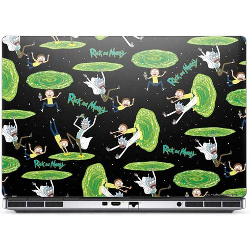 Adult Swim Rick and Morty Portal Pattern Dell Precision Skin