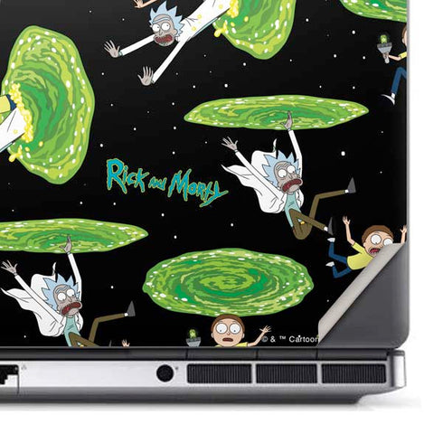 Adult Swim Rick and Morty Portal Pattern Dell Precision Skin