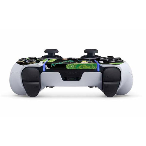 Adult Swim Rick and Morty Portal Pattern PS5 DualSense Edge Pro Controller Skin