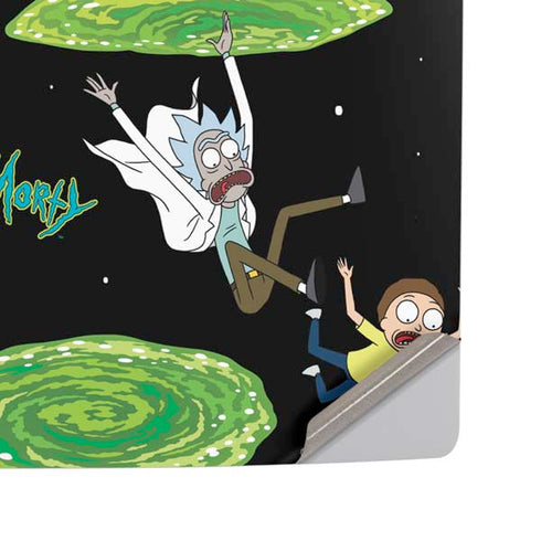 Adult Swim Rick and Morty Portal Pattern PS5 Pro Disk Console Skin