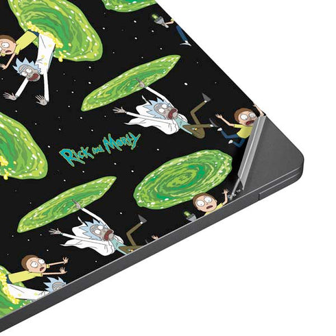 Adult Swim Rick and Morty Portal Pattern Surface Laptop 7 15in Skin