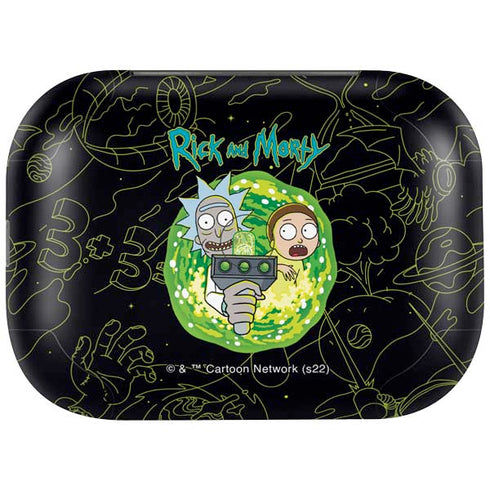 Adult Swim Rick and Morty Portal Travel Amazon Echo Buds Skin
