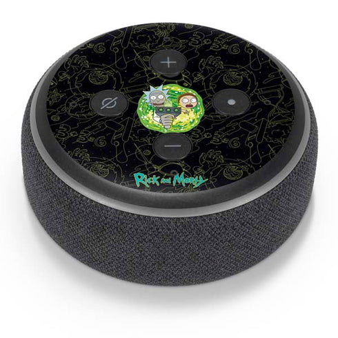 Adult Swim Rick and Morty Portal Travel Amazon Echo Dot Skin