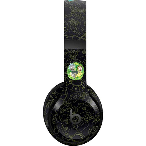 Adult Swim Rick and Morty Portal Travel Beats Studio Pro Wireless Headphones Skin