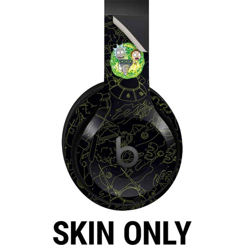 Adult Swim Rick and Morty Portal Travel Beats Studio Pro Wireless Headphones Skin