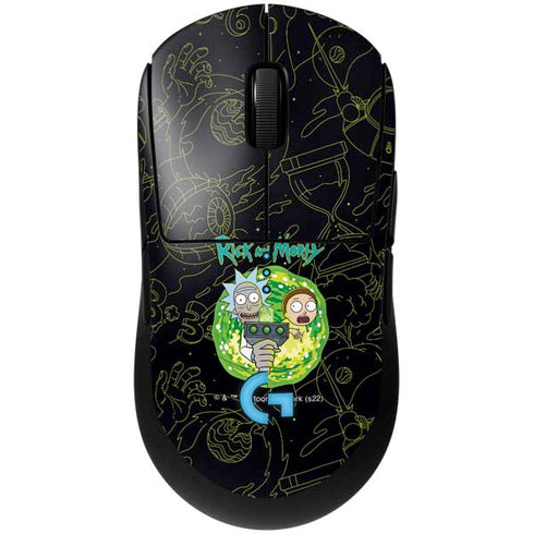 Adult Swim Rick and Morty Portal Travel G Pro Wireless Gaming Mouse Skin