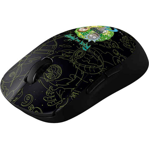 Adult Swim Rick and Morty Portal Travel G Pro Wireless Gaming Mouse Skin