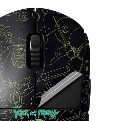 Adult Swim Rick and Morty Portal Travel G Pro Wireless Gaming Mouse Skin