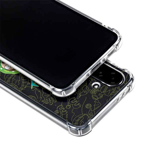 Adult Swim Rick and Morty Portal Travel Galaxy A36 5G Clear Case