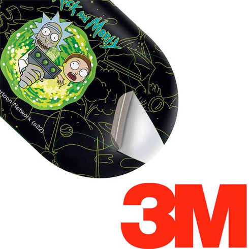 Adult Swim Rick and Morty Portal Travel Galaxy Buds Plus Skin