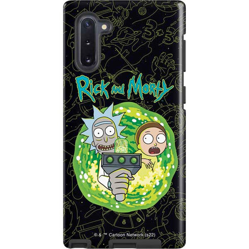 Adult Swim Rick and Morty Portal Travel Galaxy Cases
