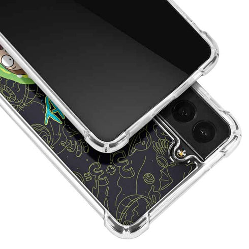 Adult Swim Rick and Morty Portal Travel Galaxy S22 Clear Case