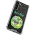 Adult Swim Rick and Morty Portal Travel Galaxy S24 FE Clear Case