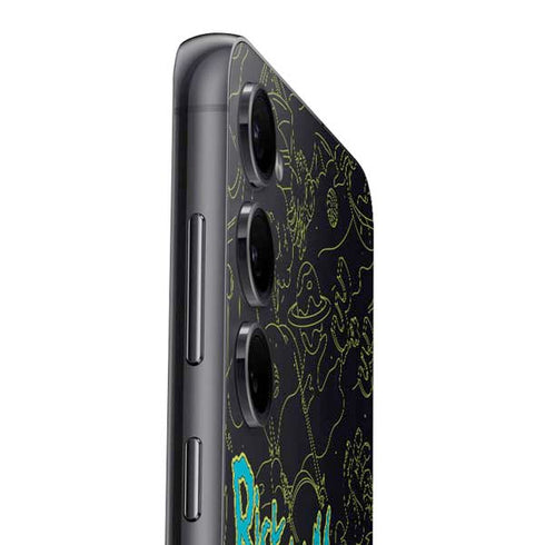 Adult Swim Rick and Morty Portal Travel Galaxy S24 Plus Skin