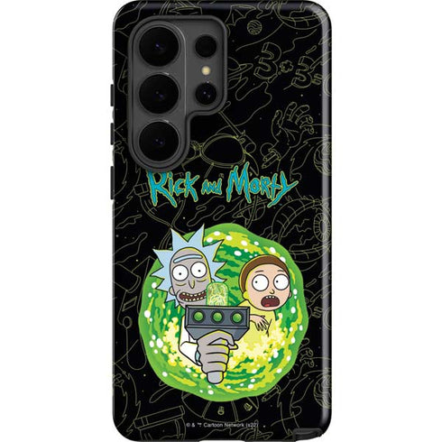 Adult Swim Rick and Morty Portal Travel Galaxy S26 Ultra Impact Case