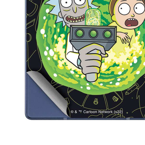 Adult Swim Rick and Morty Portal Travel Galaxy Z Fold6 Skin