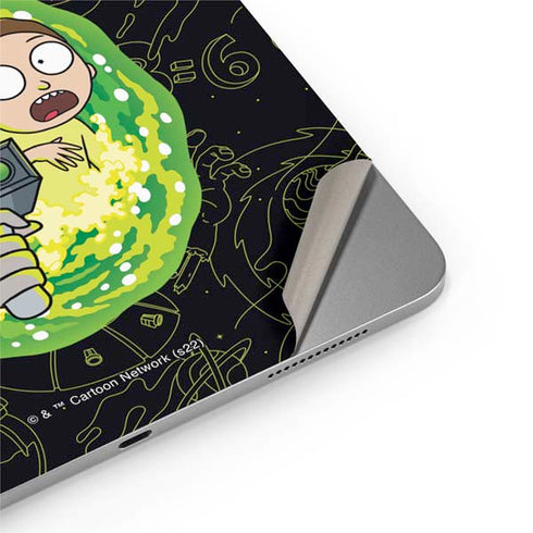 Adult Swim Rick and Morty Portal Travel Apple iPad Air Skin