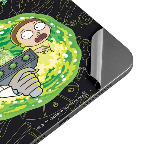 Adult Swim Rick and Morty Portal Travel Apple iPad Mini Skin